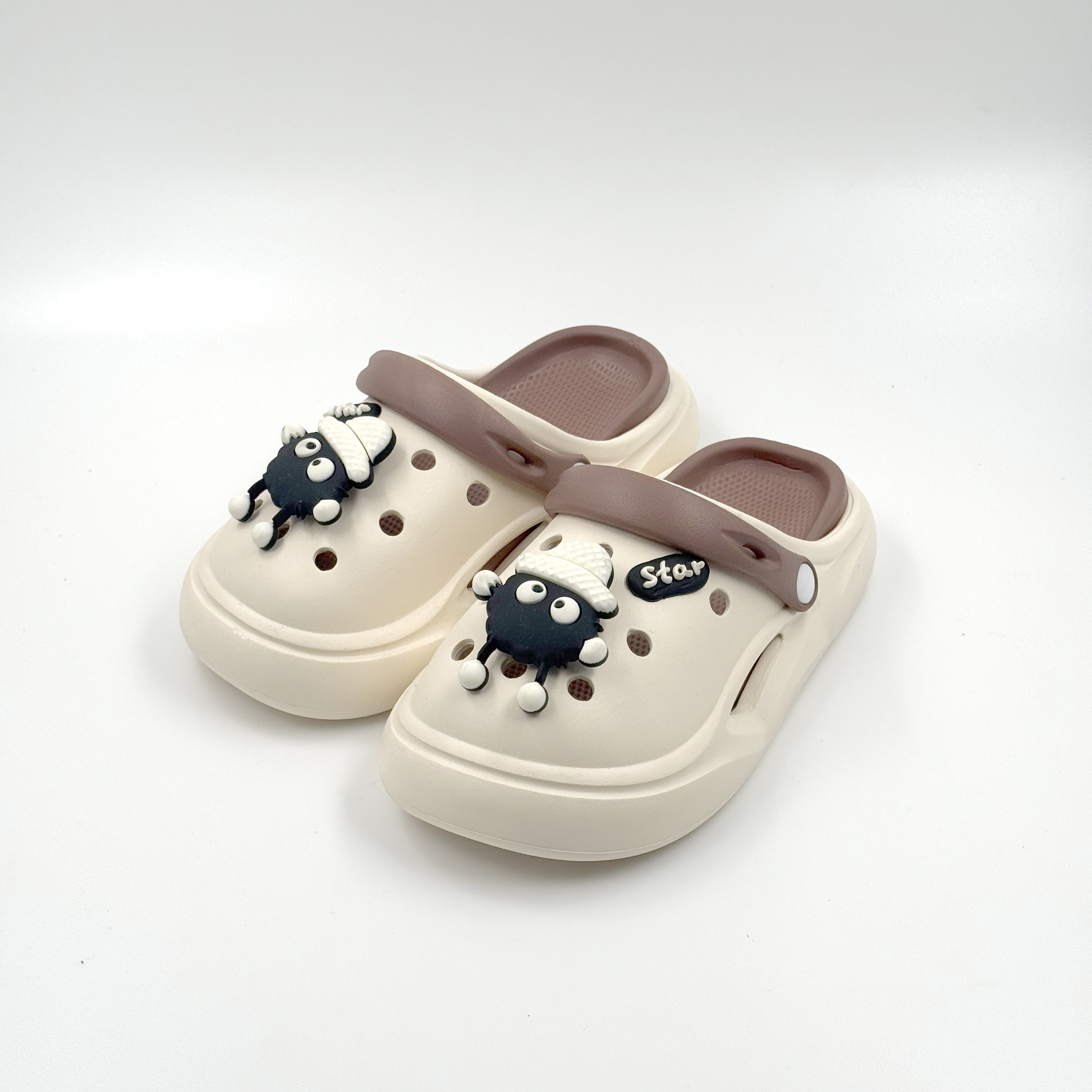Kids Eva Best Summer Cool Tocks con parche de dibujos animados 