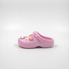 Zuecos de unicornio rosa para niños a granel Zapatos de jardín con tema de arco iris y corazón