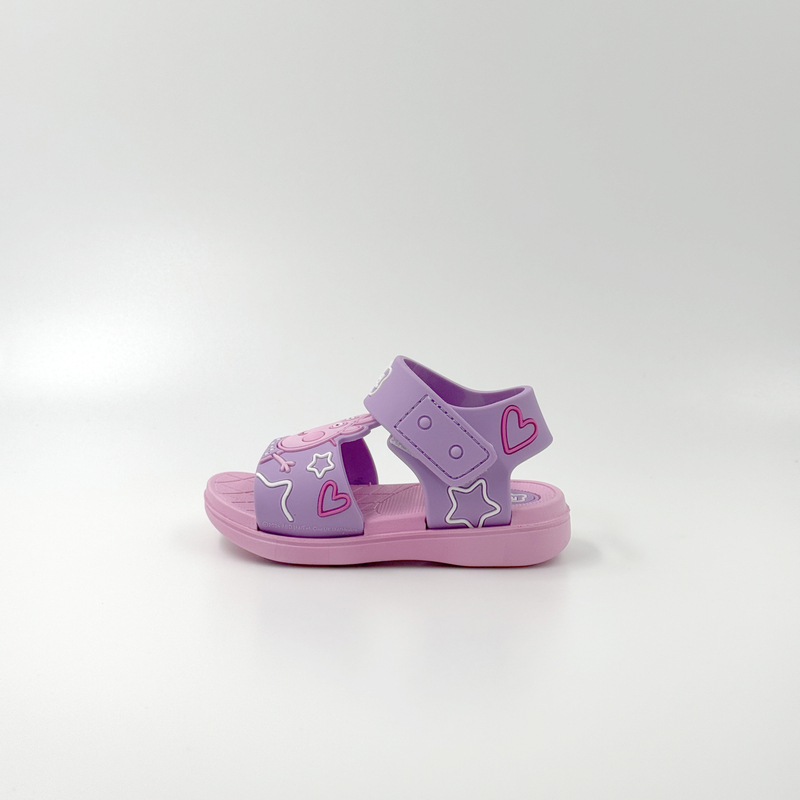 Bebé lindo sandalia peppa zapatos de cerdo 