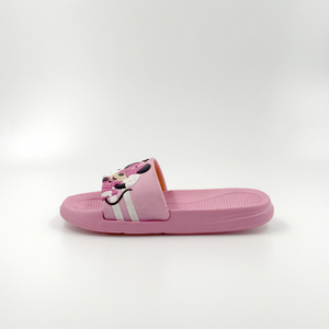 Niños Disney Minnie Pink Bow Slippers