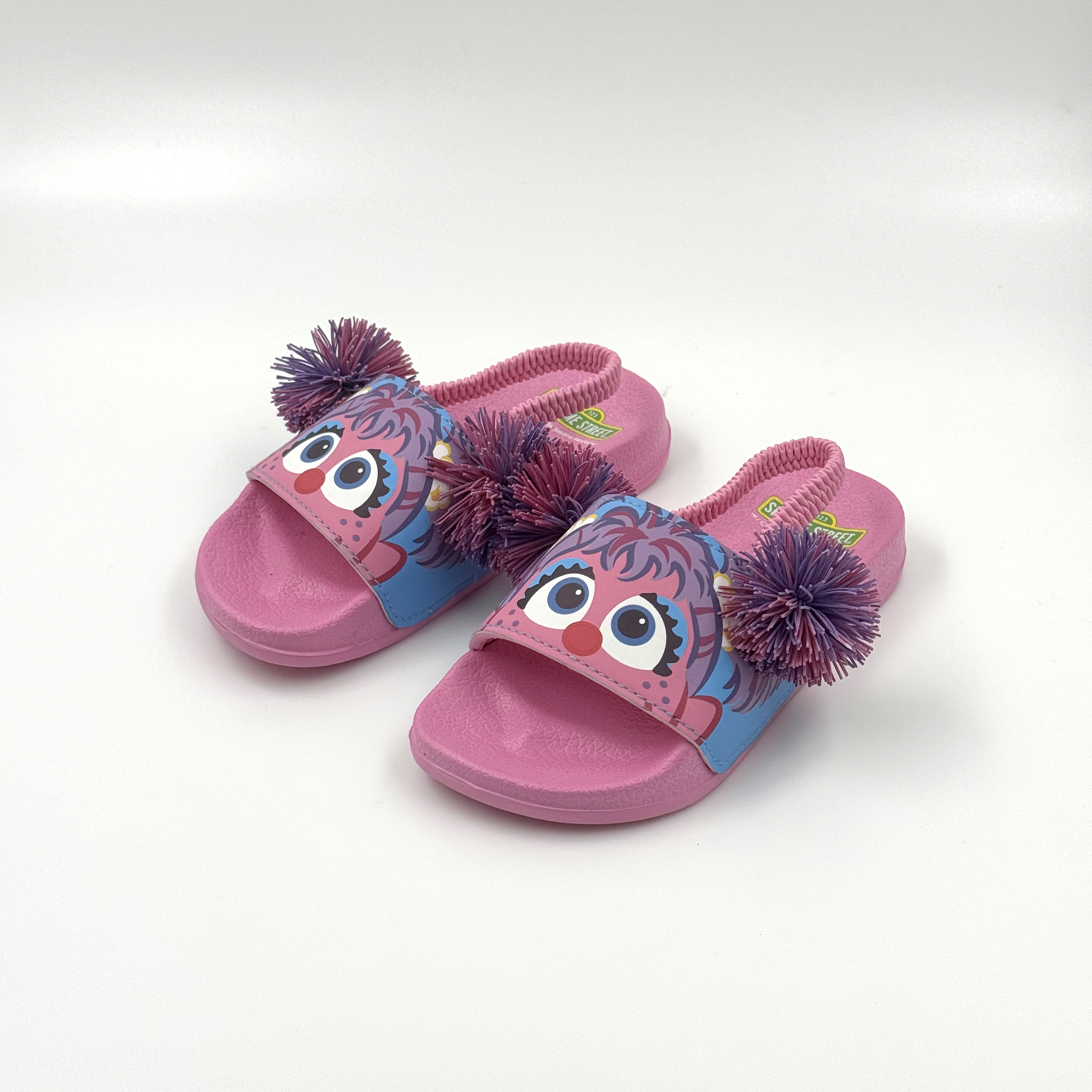 Kid Sesame Street Shoes Sandalias de diseñador Sandalias de color rosa 