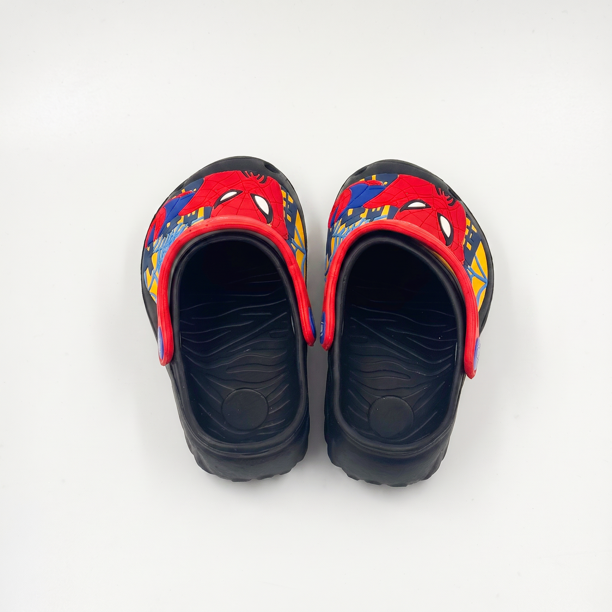 Zuecos para niños de Spider-Man a granel | Venta al por mayor de zapatos de jardín de personajes directos de fábrica