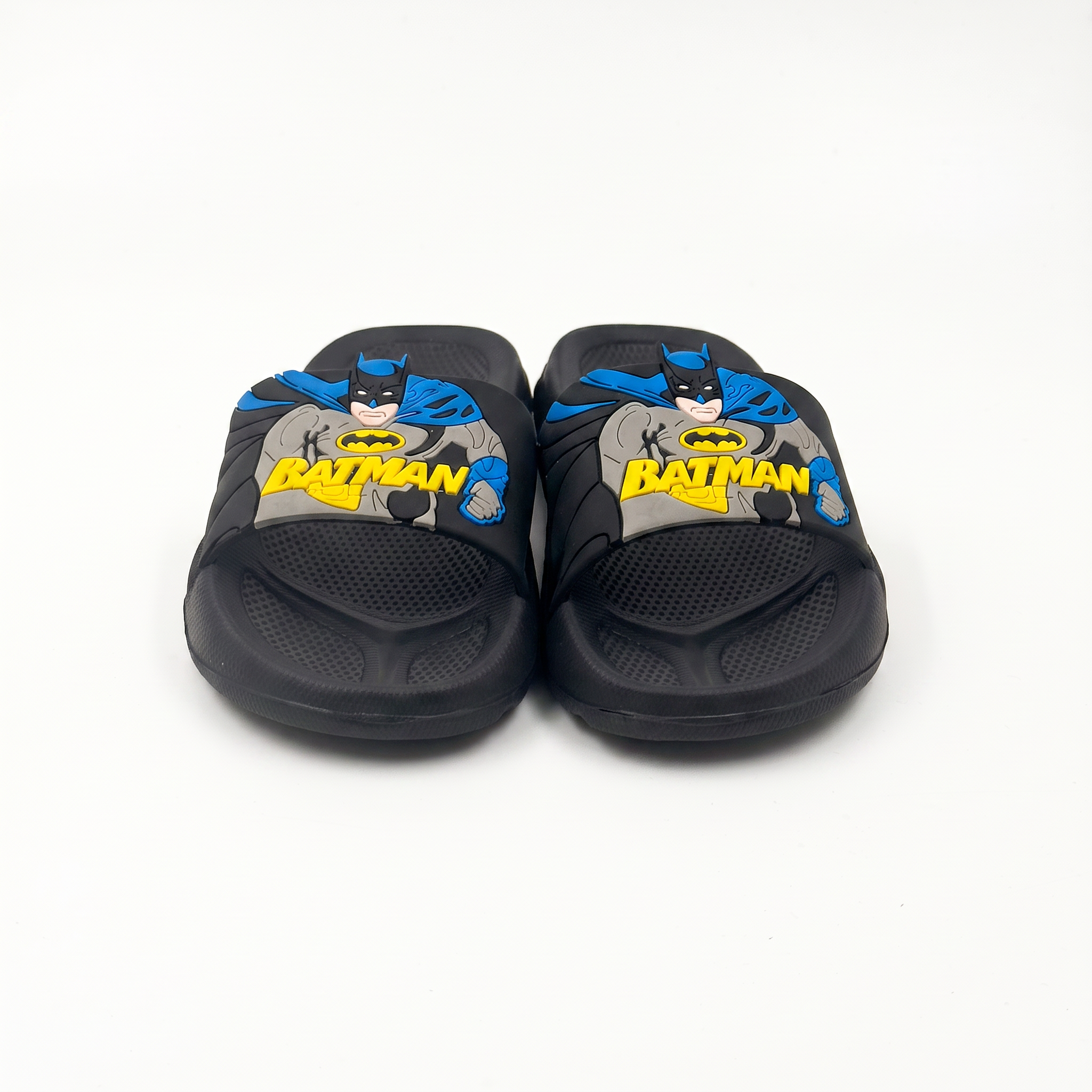 Sandalias deslizantes para niños Batman a granel | Zapatillas De Playa De Personajes Para Niños al por mayor