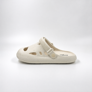 Zuecos minimalistas de EVA color blanco roto para niños de Bulk Zapatos de jardín ligeros