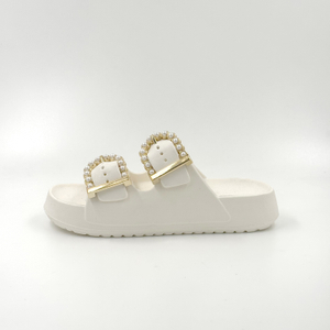 Zapatillas para niños Zapatillas blancas Zapatillas con perlas