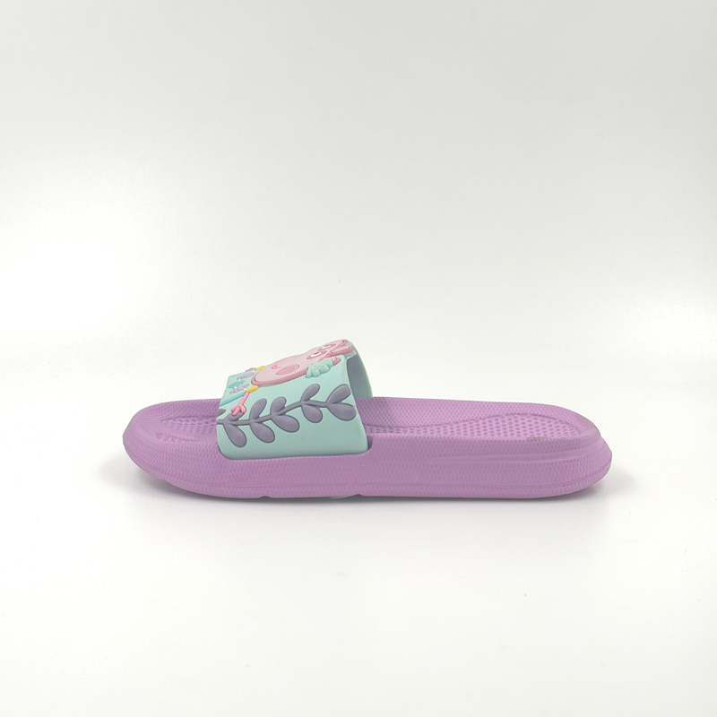 Zapatillas de casa moradas Zapatos Peppa Pig Zapatillas para niños